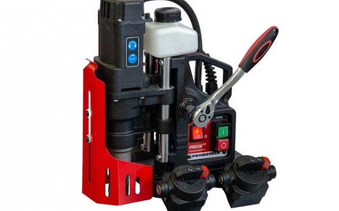 دریل مگنت مغناطیسی با پایه مگنتی چرخان مدل PRO-36MS ساخت پروموتک لهستان